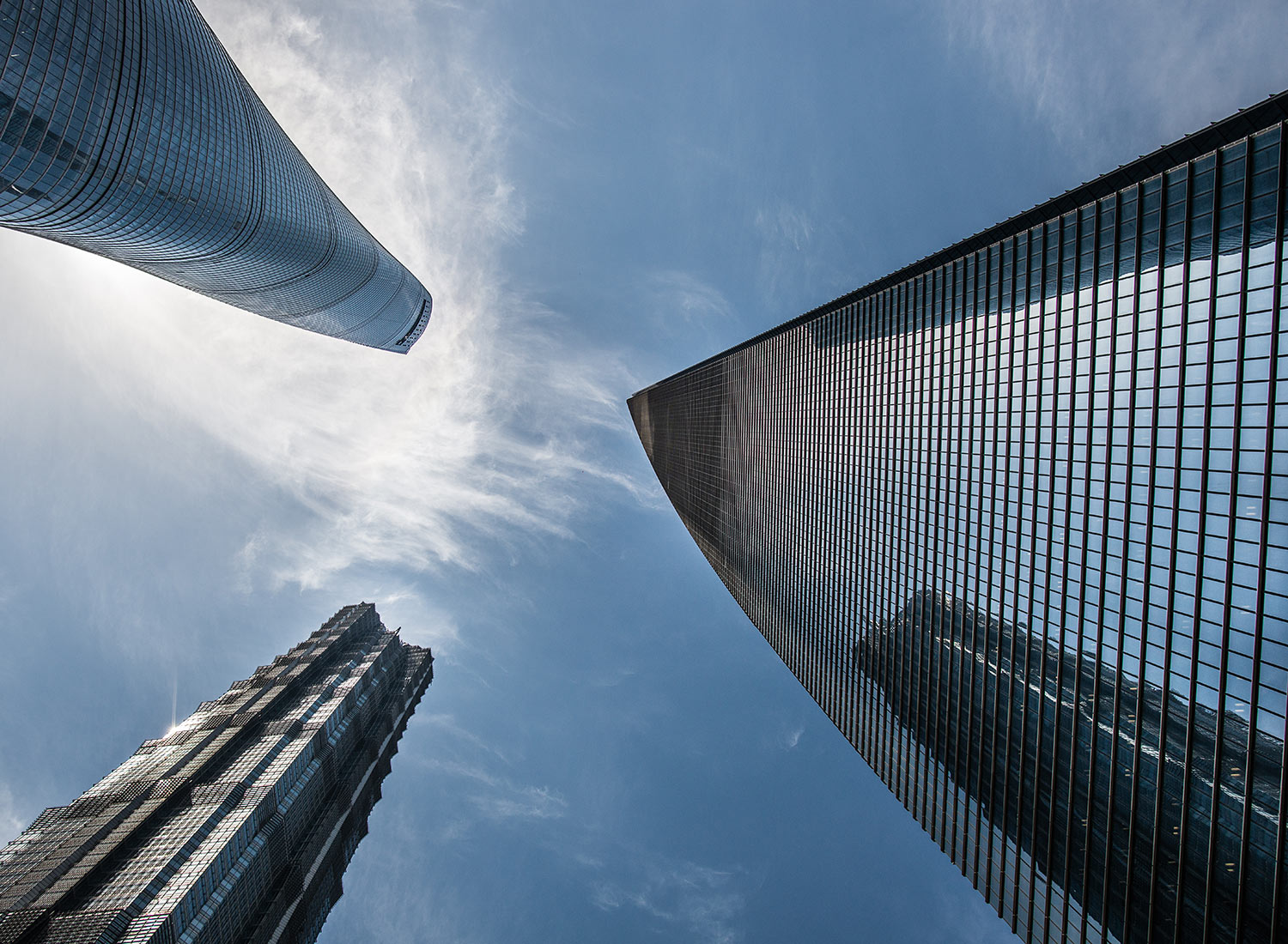 Skyscrapers in Shanghai.